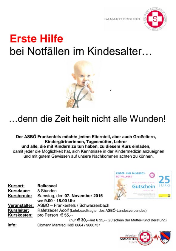 Kindernotfallkurs 2015