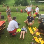 Badeunfälle in Frankenfels ASBÖ Übung