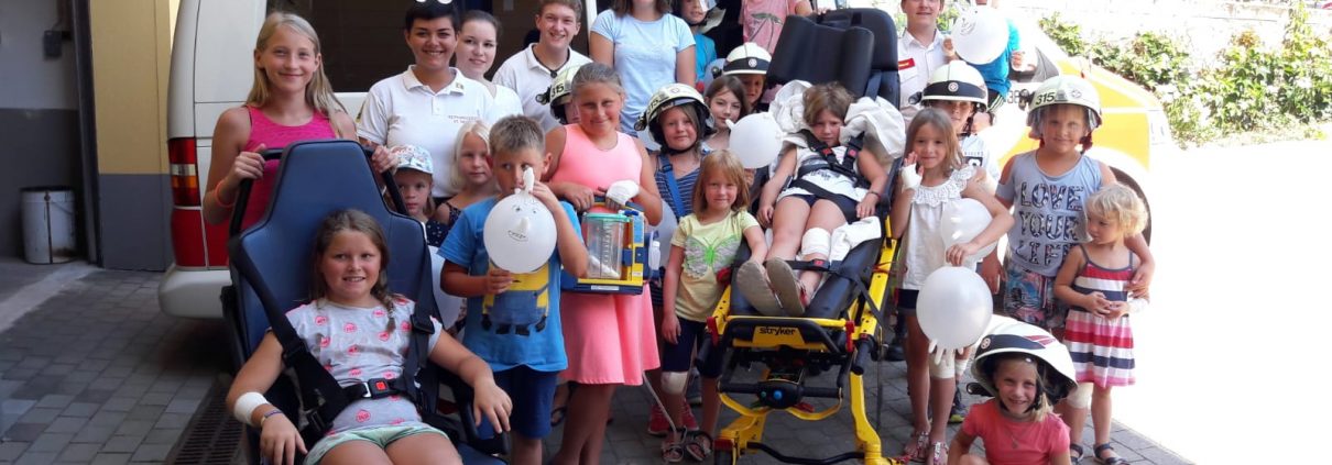 Gruppenfoto: Ferienprogramm für Kinder Frankenfels 2018