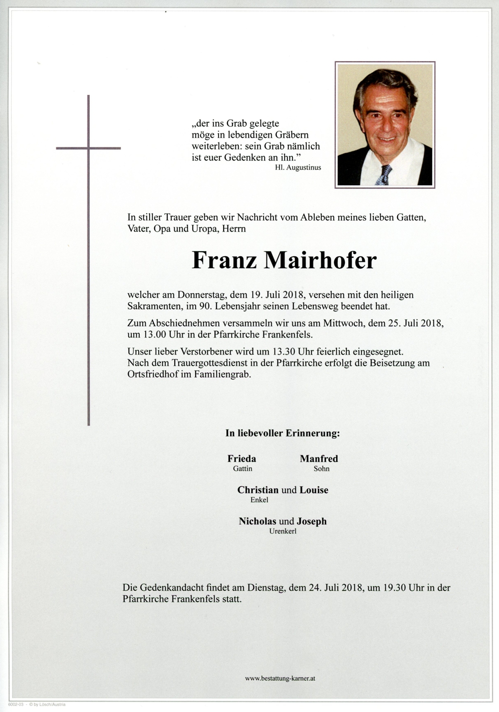 Mairhofer Franz Parte