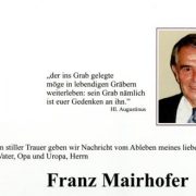 Franz Mairhofer