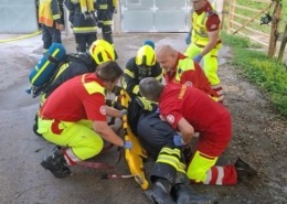 Übung mit FF am Fernwärme-Areal, Mai 2025