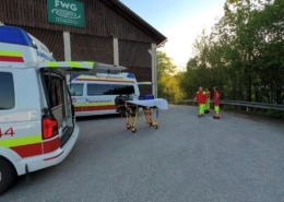 Übung mit FF am FWG Areal