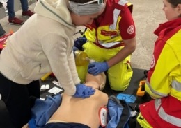 Übung bei internen Schulungsabenden