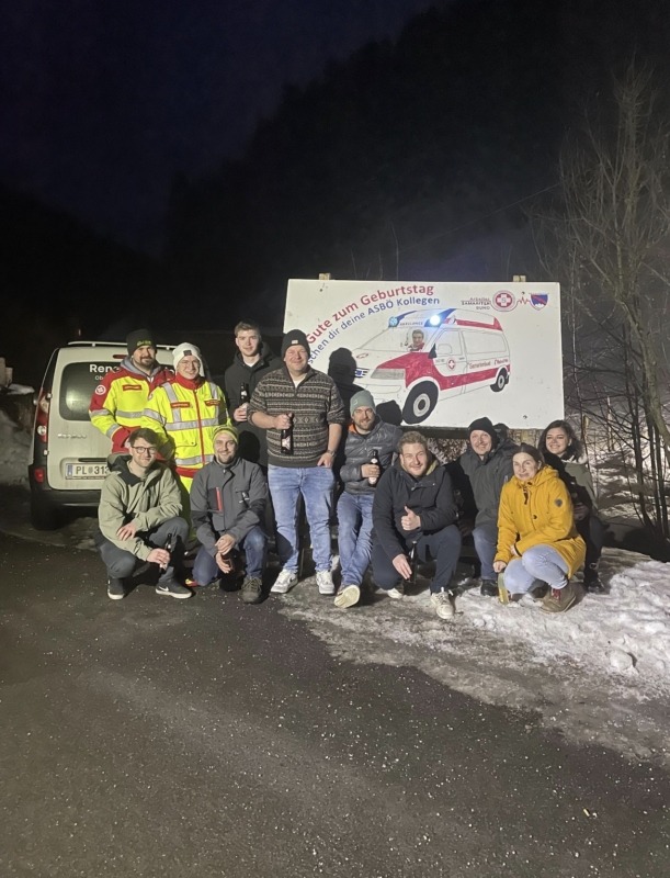 Tobi Pehn 30er in Frankenfels mit ASBÖ Team