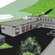 Rendering der neuen ASBÖ-Rettungsstelle in Frankenfels