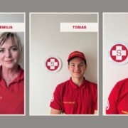 Emilia, Tobias und Ali Evran vom ASBÖ Frankenfels, 3 Personen auf einem Bild