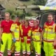 ASBÖ Team bei Übung in der Loich
